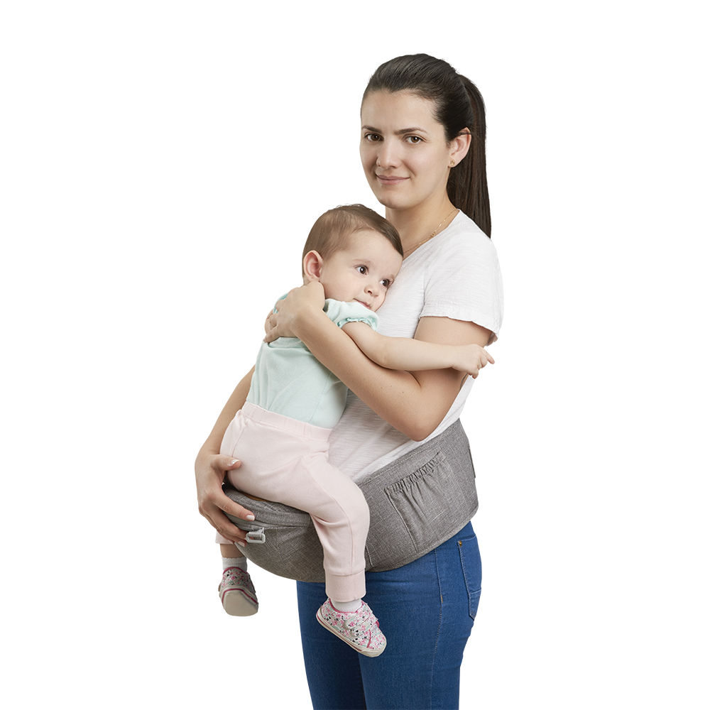 CANGURO FISHER PRICE PORTA BEBÉ BB312 GRIS - 8