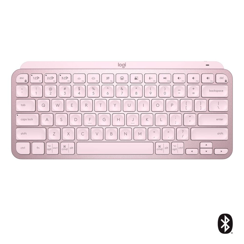 TECLADO UNIVERSAL LOGITECH MINI MX KEYS ROSA - 3