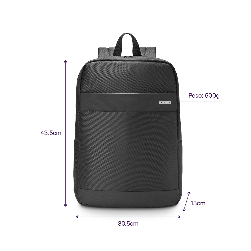 MOCHILA NOTEBOOK MULTILASER ELEGANCE BO439 - 5