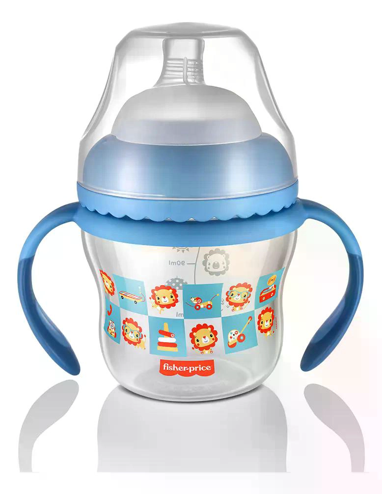 VASO FISHER PRICE ENTRENA FIRST MOMENTS AZ 150 ML BB1055 AZUL - 1