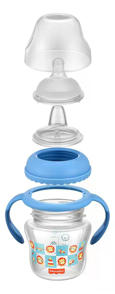 VASO FISHER PRICE ENTRENA FIRST MOMENTS AZ 150 ML BB1055 AZUL - 4