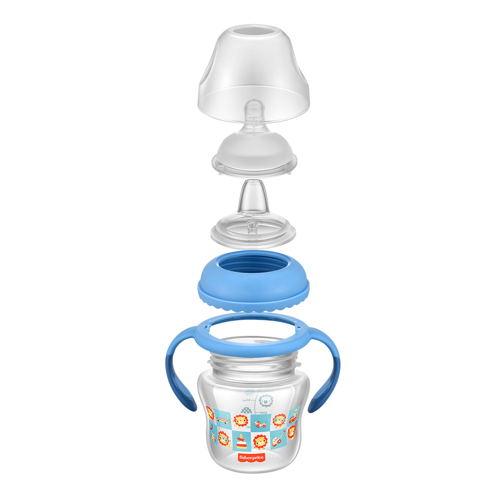 VASO FISHER PRICE ENTRENA FIRST MOMENTS AZ 150 ML BB1055 AZUL - 4
