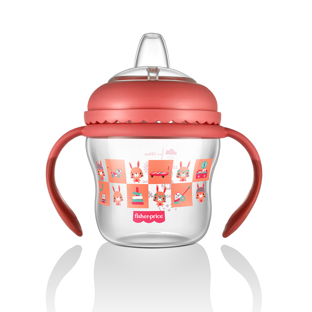 VASO FISHER PRICE ENTRENA FIRST MOMENTS RO 150 ML BB1056 ROSA - 3