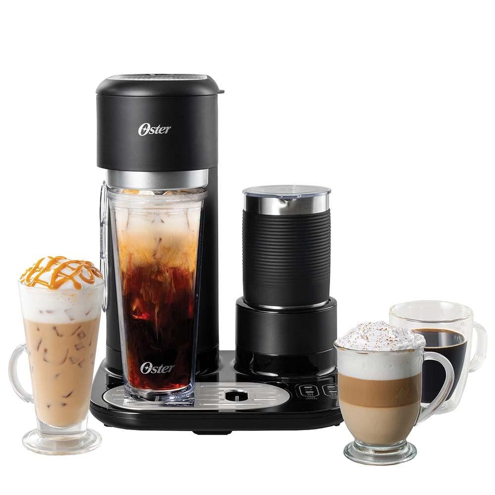 CAFETERA OSTER LATTE CON ESPUMADOR NEGRO BVSTDC02B - 1