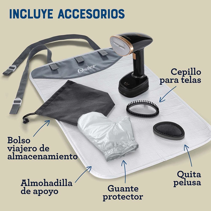 PLANCHA OSTER VERTICAL VAPORIZADOR GCSTF300 NEGRO - 8