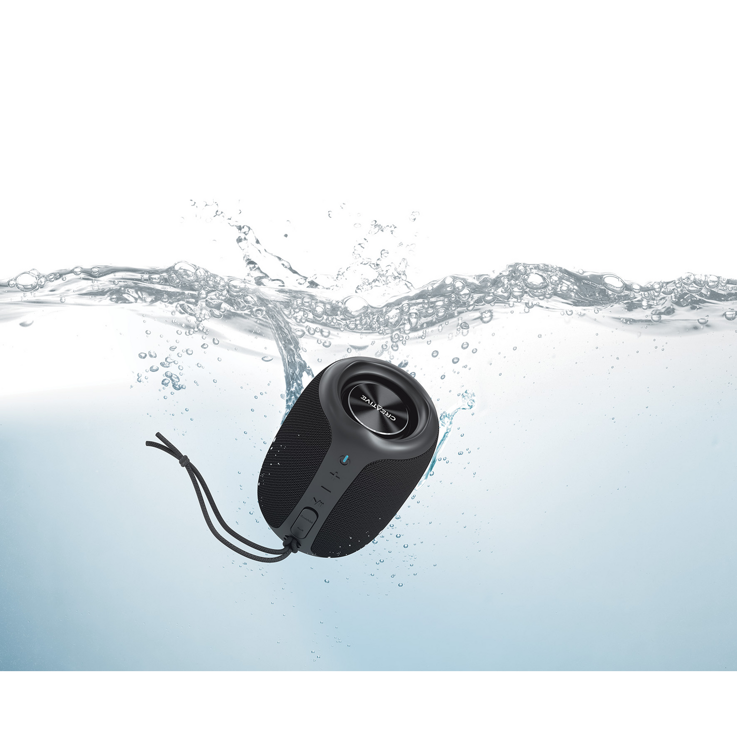 PARLANTE BLUETOOTH CREATIVE PORTATIL MUVO PLAY NEGRO - 2