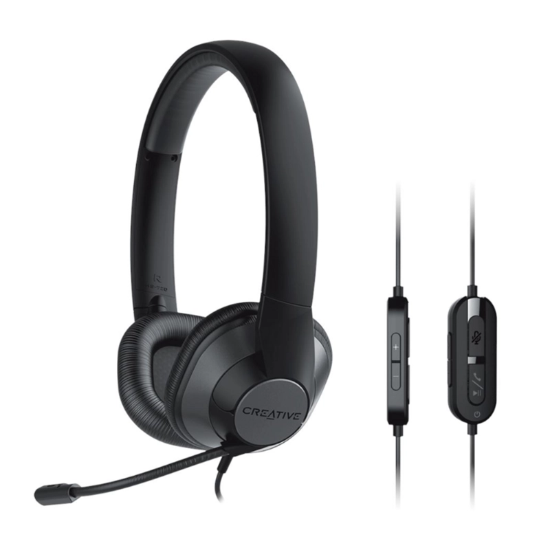 AUDIFONO VIDEOCONFERENCIA CREATIVE HS-720 V2 CANC RUIDO USB - 3