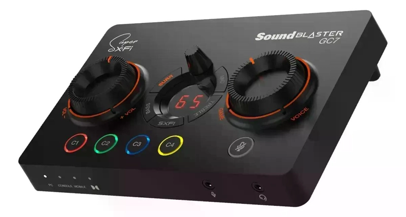 TARJETA DE SONIDO CREATIVE DAC USB SOUND BLASTER GC7 - 1