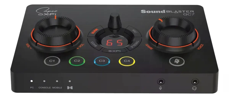 TARJETA DE SONIDO CREATIVE DAC USB SOUND BLASTER GC7 - 2