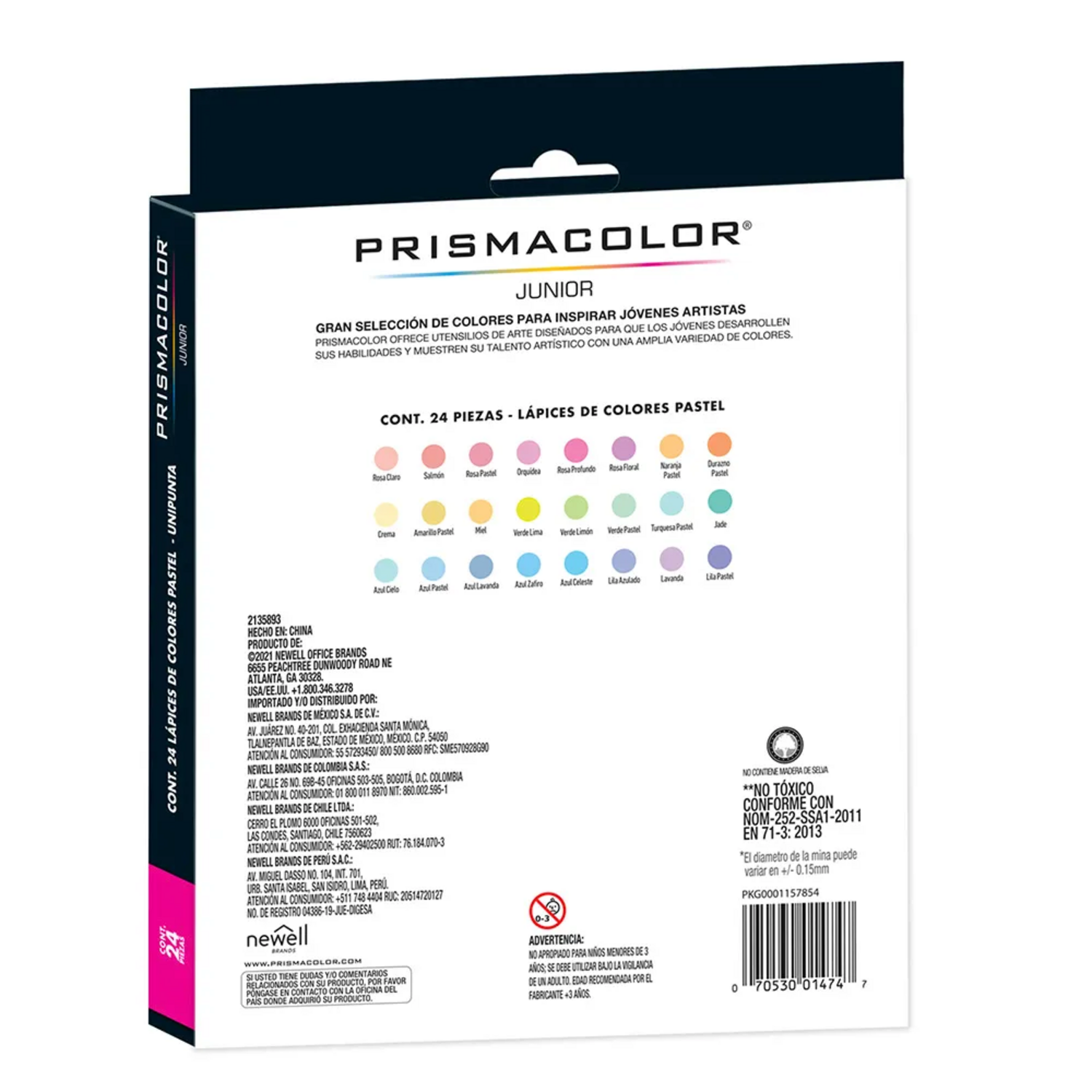 SET LAPICES DE COLORES PRISMACOLOR JUNIOR 24 UNIDADES - 2