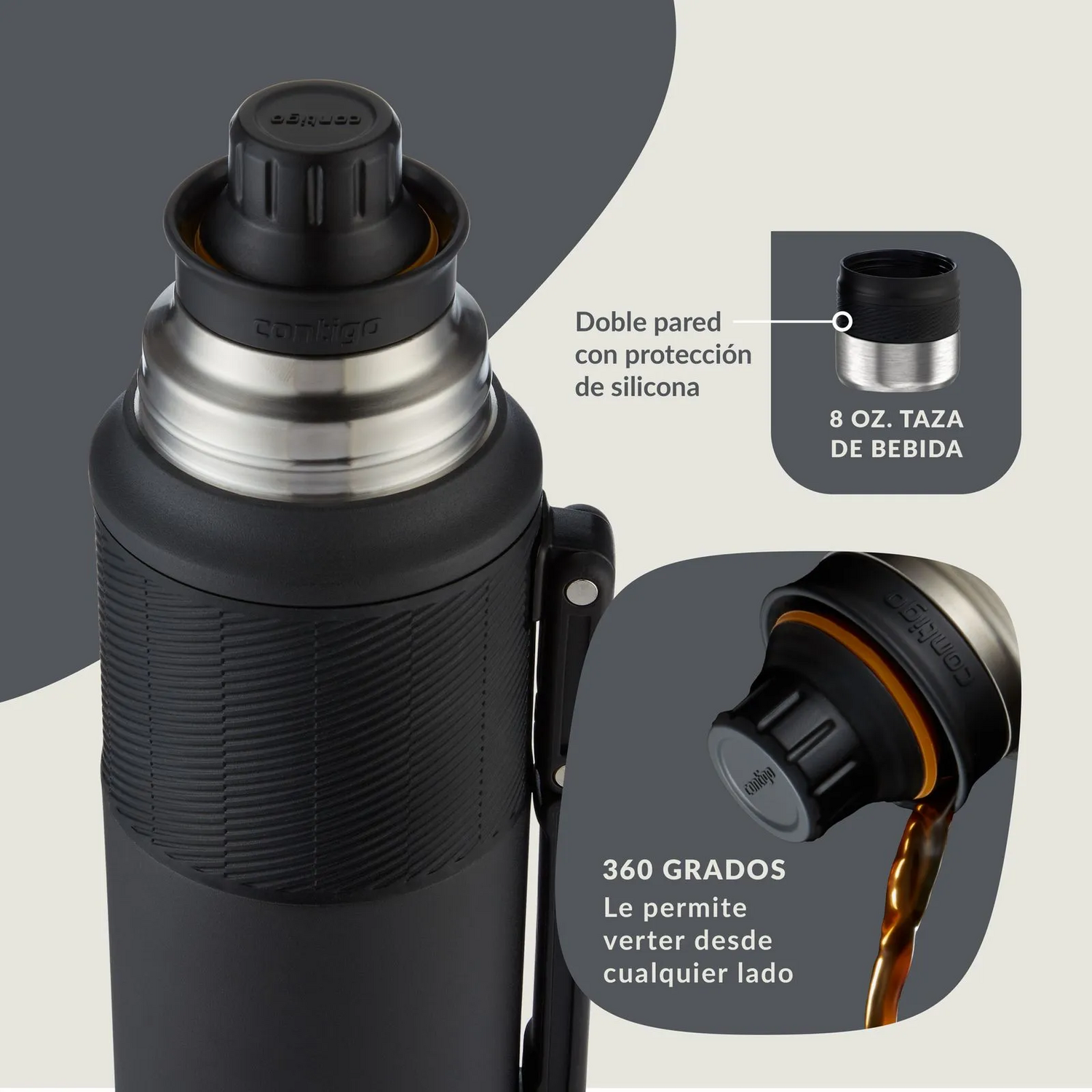 TERMO CONTIGO THERMALOCK 35H CALOR 60H FRIO GRIS - 5