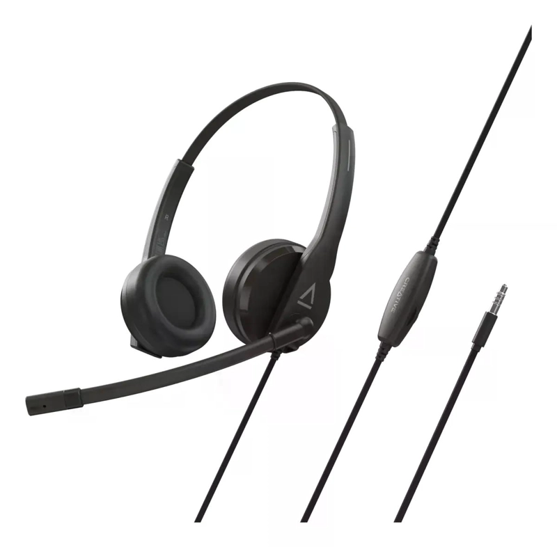 AUDIFONO HEADSET CREATIVE HS-230 NEGRO USB Y 3.5 NEGRO - 1