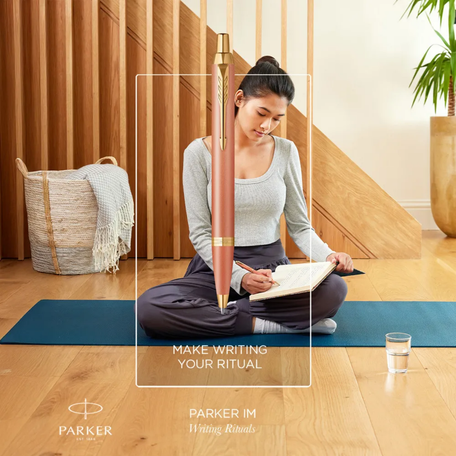 BOLIGRAFO PARKER IM WRITING RITUALS NARANJA MED TINTA AZUL - 8
