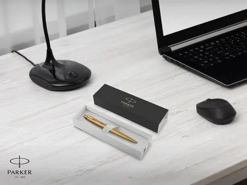 BOLIGRAFO PARKER JOTTER XL DORADO MATE PUNTA MED TINTA AZUL - 3