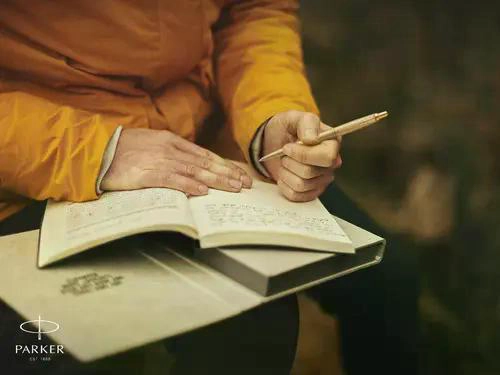BOLIGRAFO PARKER JOTTER XL DORADO MATE PUNTA MED TINTA AZUL - 7