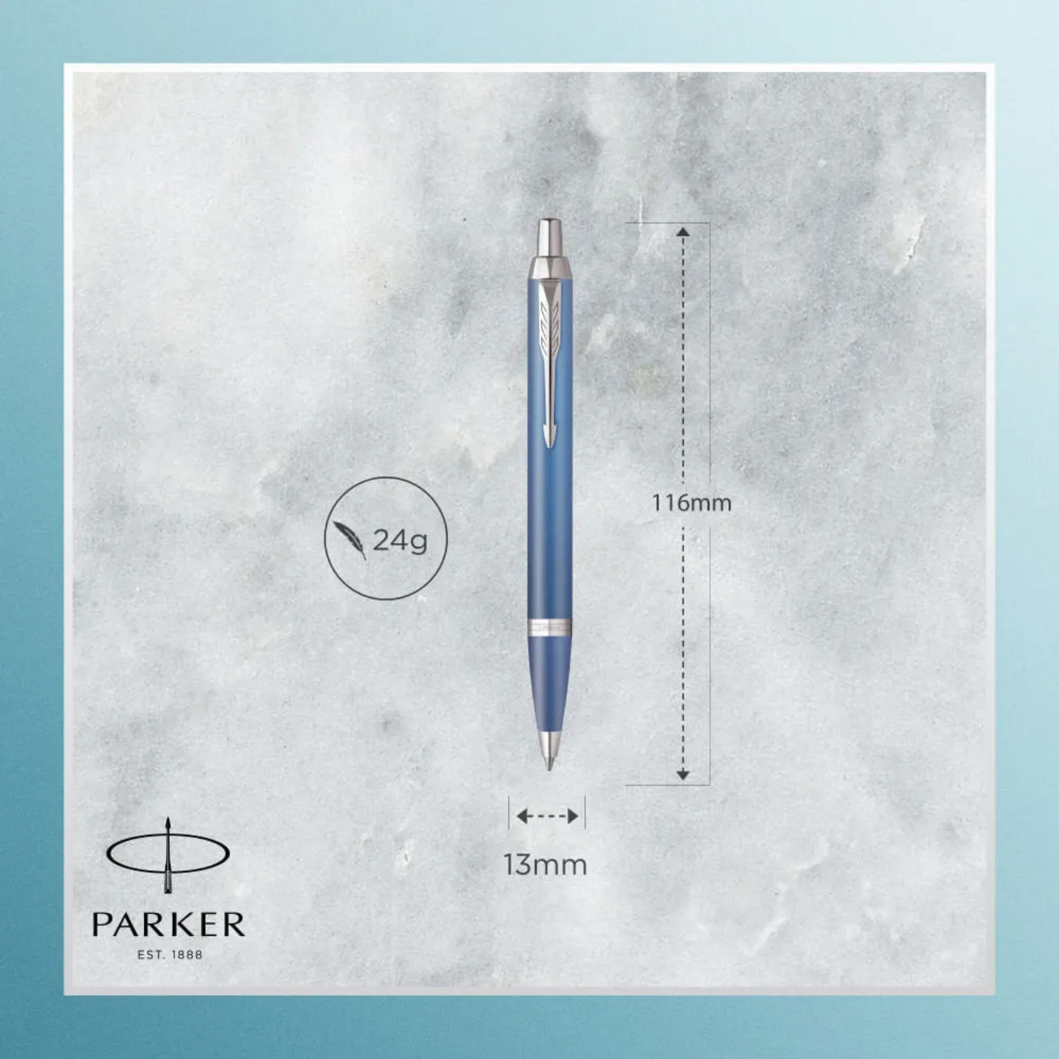 BOLIGRAFO PARKER IM WRITING RITUALS AZUL MED TINTA AZUL - 7