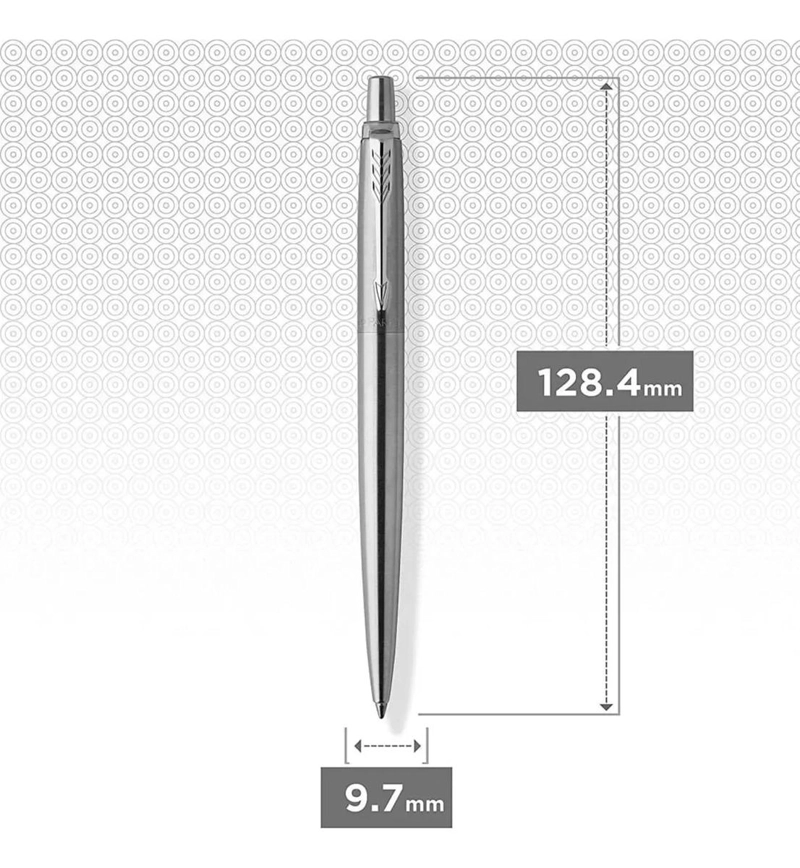 SET PARKER PACK BOLIGRAFO Y PORTAMINAS JOTTER ACERO AZUL - 4