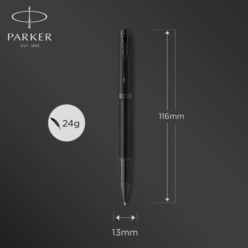 ROLLERBALL PARKER IM PREMIUM GT NEGRO MATE TINTA NEGRA NEGRO - 5