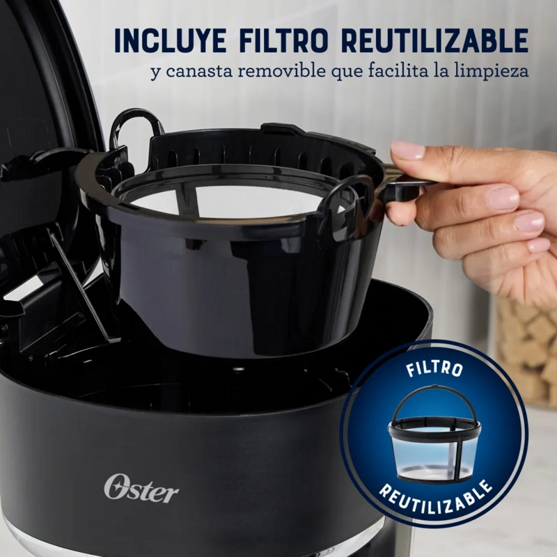 CAFETERA OSTER PROGRAMABLE 12 TAZAS MODELO 2217262 - 6