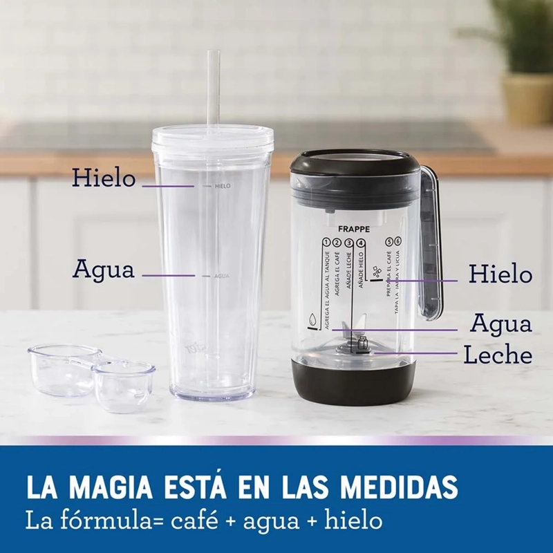 CAFETERA OSTER FRAPPE Y LICUADORA 3 FUNCIONES 2186201 - 8