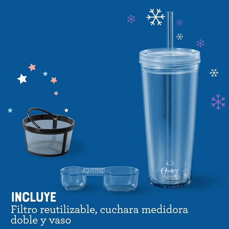 CAFETERA OSTER FRAPPE Y LICUADORA 3 FUNCIONES 2186201 - 9