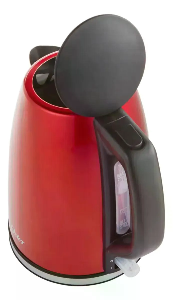 HERVIDOR ELECTRICO OSTER ROJO 1.7L ACERO INOXIDABLE 2133166 ROJO - 4