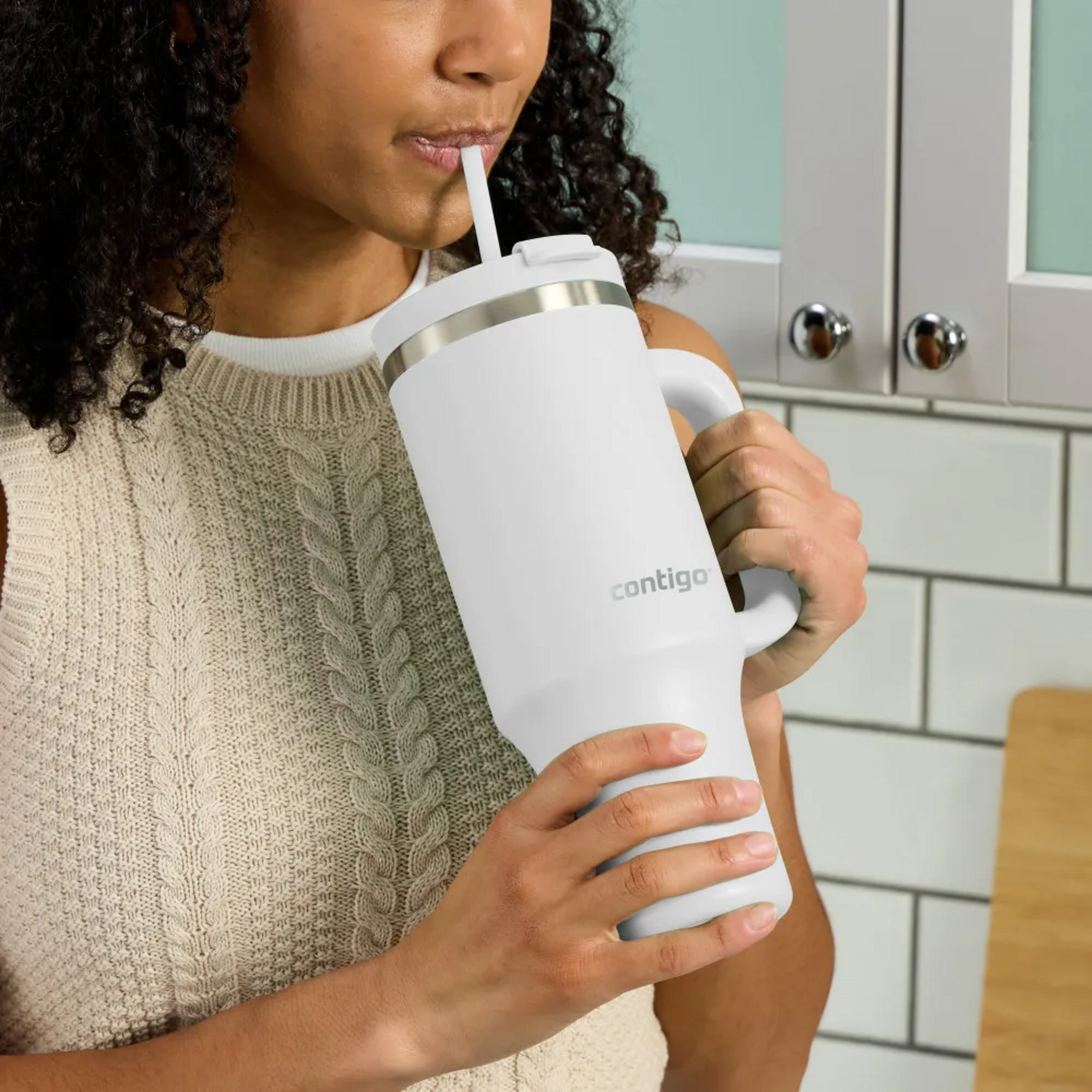 VASO TUMBLER CONTIGO STREETERVILLE 1182 ML FRIO BLANCO - 6