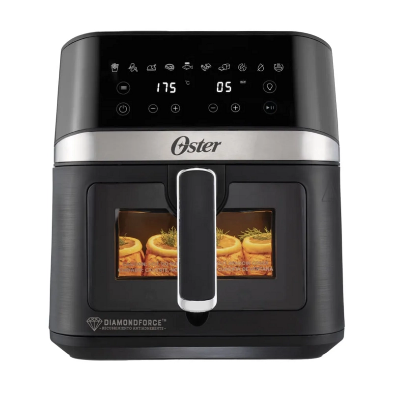 FREIDORA AIR FRYER OSTER 6L DIGITAL CON VISOR MOD 2204818 - 1