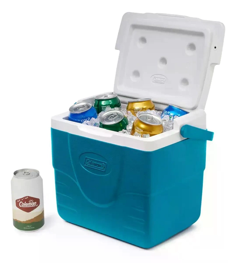 COOLER COLEMAN CHILLER 9 LATAS TEMPLOCK 8,5 LITROS AZUL AZUL - 3
