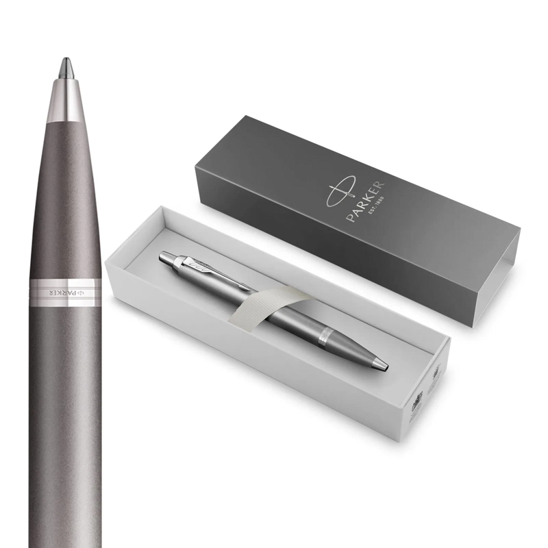 BOLIGRAFO PARKER IM WRITING RITUALS GRIS MED TINTA AZUL - 1