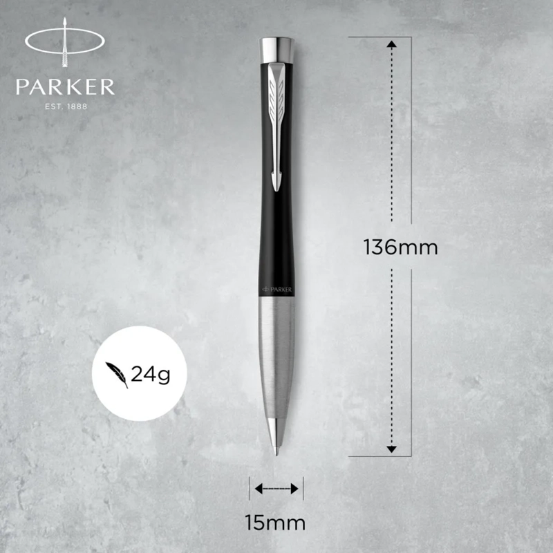 BOLIGRAFO PARKER URBAN MATTE NEGRO TINTA AZUL - 4