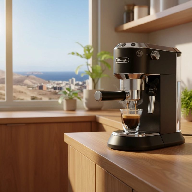 CAFETERA DELONGHI ESPRESSO DEDICA STYLE NEGRA - 6