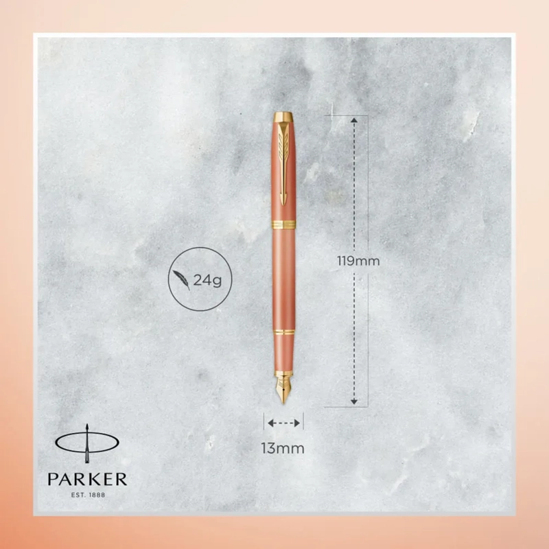 PLUMA PARKER IM WRITING RITUALS NARANJA MED TINTA AZUL - 5