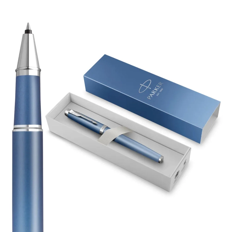 BOLIGRAFO ROLLERBALL PARKER IM WRITING RITUALS AZUL TIN NEG - 1