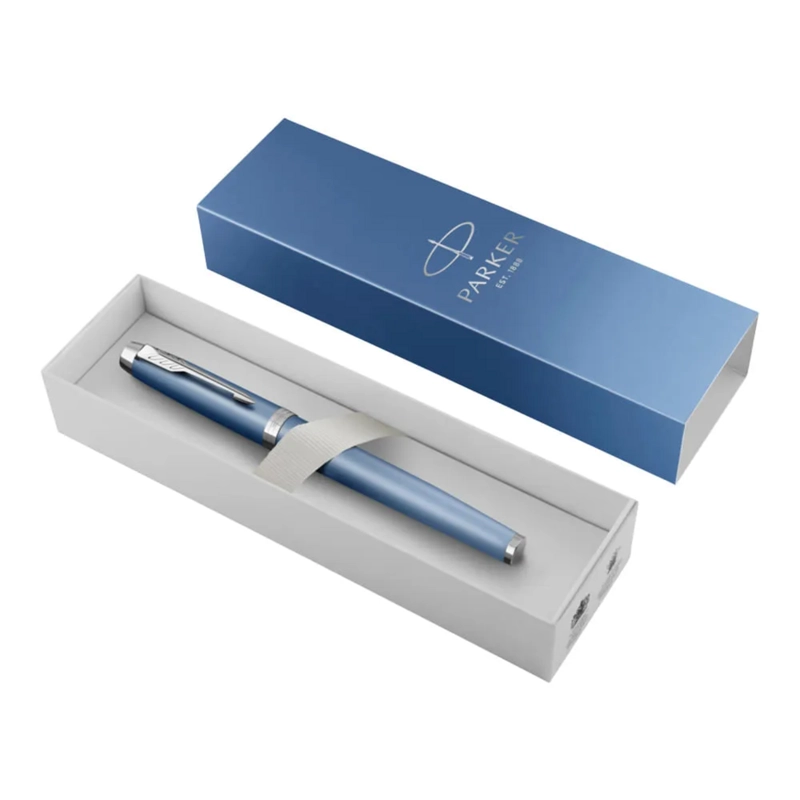 BOLIGRAFO ROLLERBALL PARKER IM WRITING RITUALS AZUL TIN NEG - 9