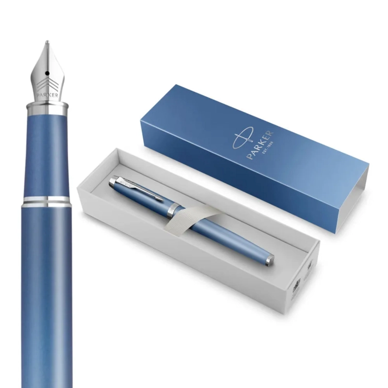 PLUMA PARKER IM WRITING RITUALS AZUL MED TINTA AZUL - 1