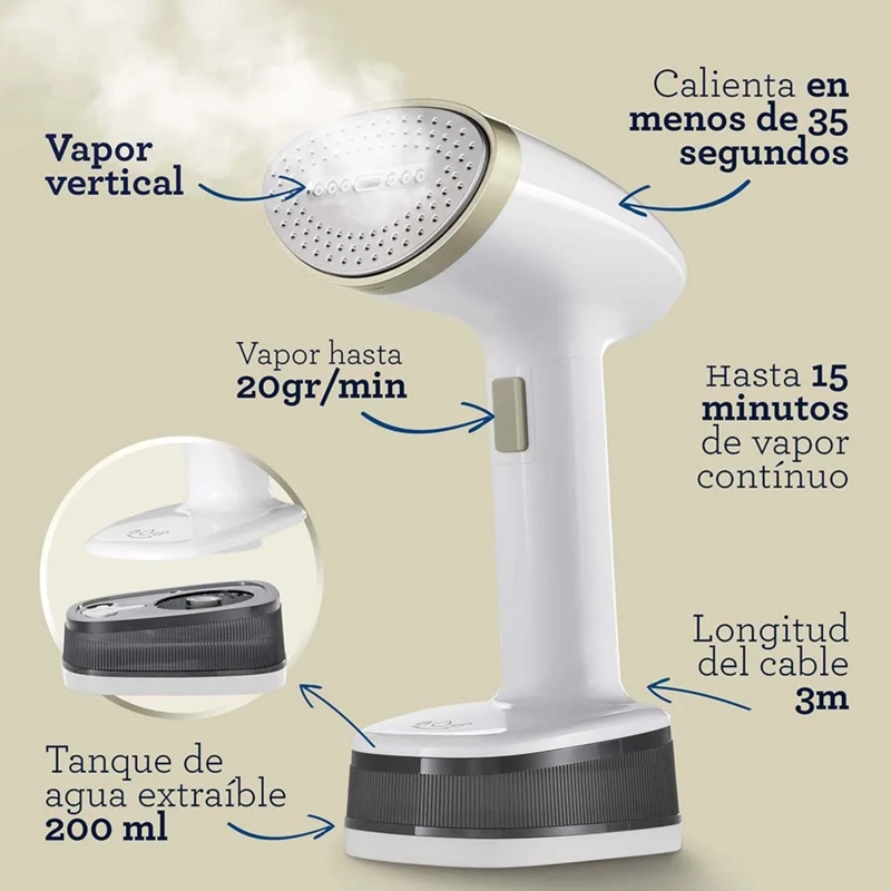 PLANCHA VERTICAL OSTER VAPORIZADOR GCSTF200 BLANCA - 10