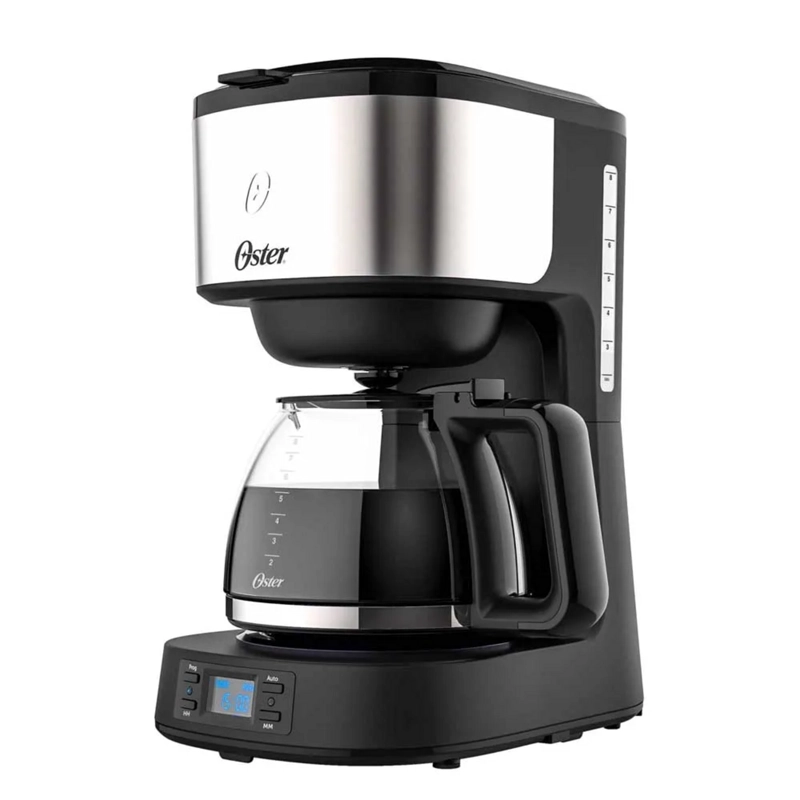 CAFETERA OSTER 8 TAZAS FILTRO PERMANENTE Y APAGADO AUTO - 1