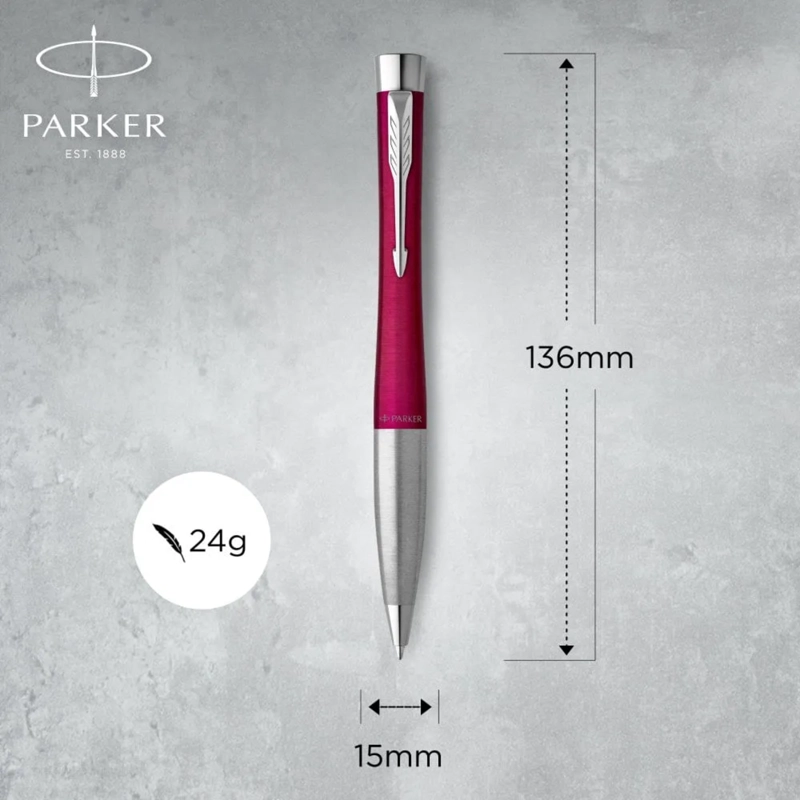 BOLIGRAFO PARKER URBAN VIBRANT MAGENTA TINTA AZUL - 2