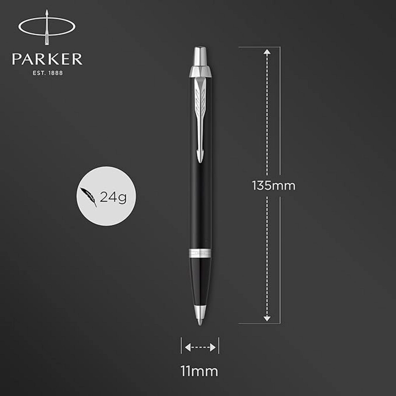 BOLIGRAFO PARKER IM ESSENTIAL NEGRO MATE CT TINTA AZUL - 3