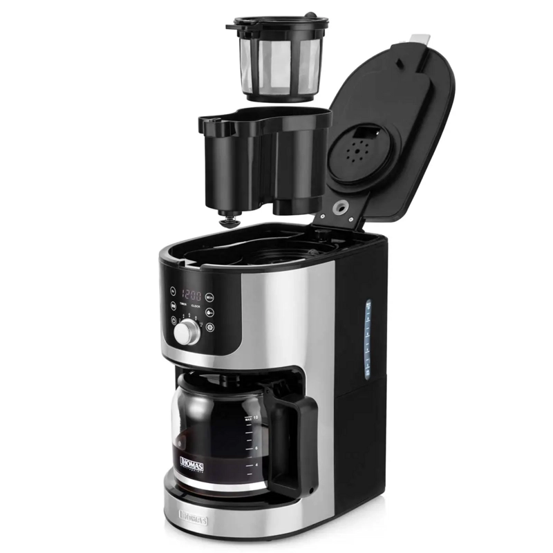 CAFETERA 10 TAZAS MOLINILLO THOMAS TH-145DMI MANTIENE CALOR - 9
