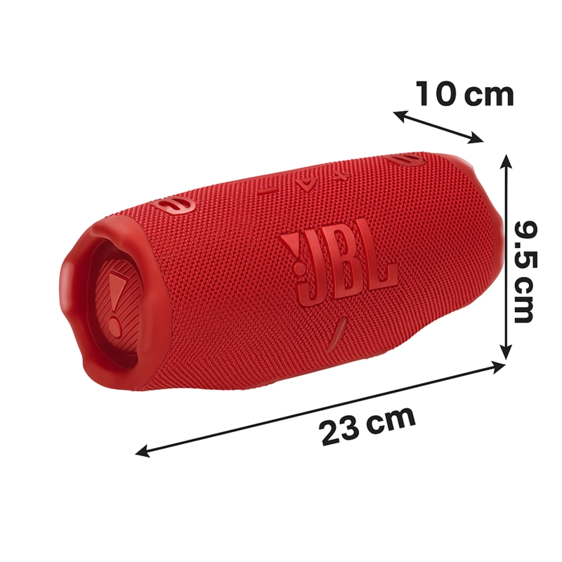 PARLANTE JBL CHARGE 6 SONIDO POTENTE 28H ROJO - 2