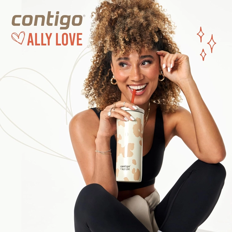 VASO TERMICO 20H FRIO CONTIGO ALLY LOVE SV 2 BLANCO 709 ML - 2