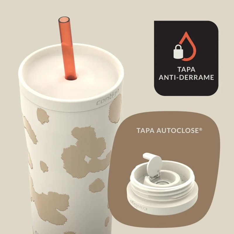 VASO TERMICO 20H FRIO CONTIGO ALLY LOVE SV 2 BLANCO 709 ML - 4