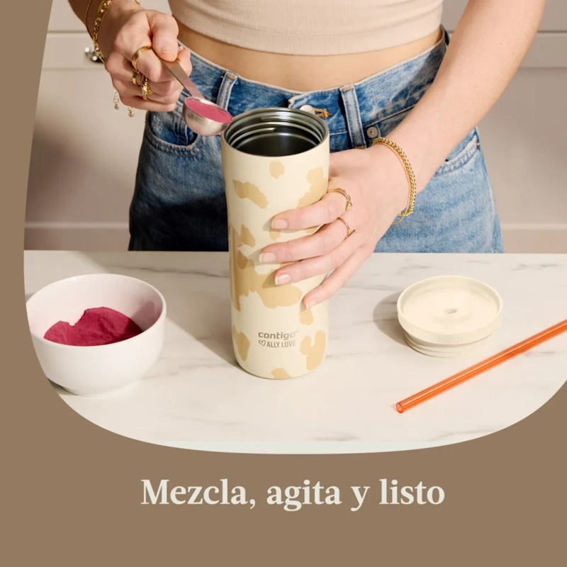 VASO TERMICO 20H FRIO CONTIGO ALLY LOVE SV 2 BLANCO 709 ML - 7