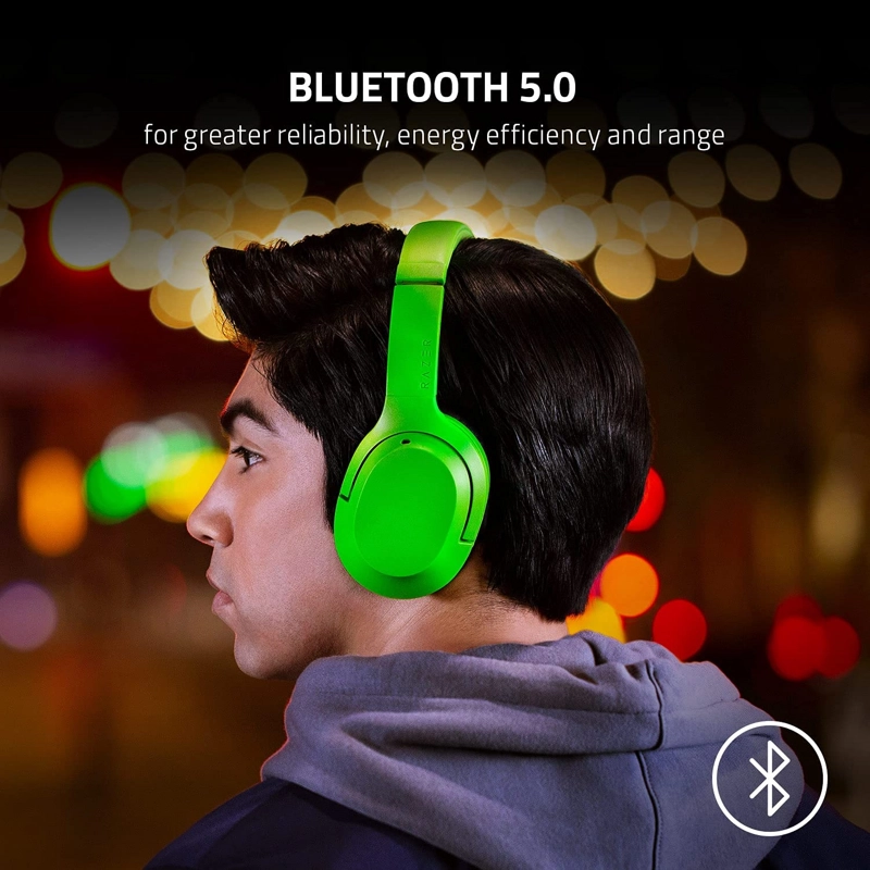AUDIFONO RAZER OPUS X GREEN VERDE ANC BLUETOOTH 5.0 30 HRS - 3