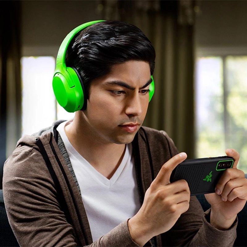 AUDIFONO RAZER OPUS X GREEN VERDE ANC BLUETOOTH 5.0 30 HRS - 5