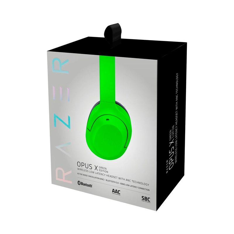 AUDIFONO RAZER OPUS X GREEN VERDE ANC BLUETOOTH 5.0 30 HRS - 7