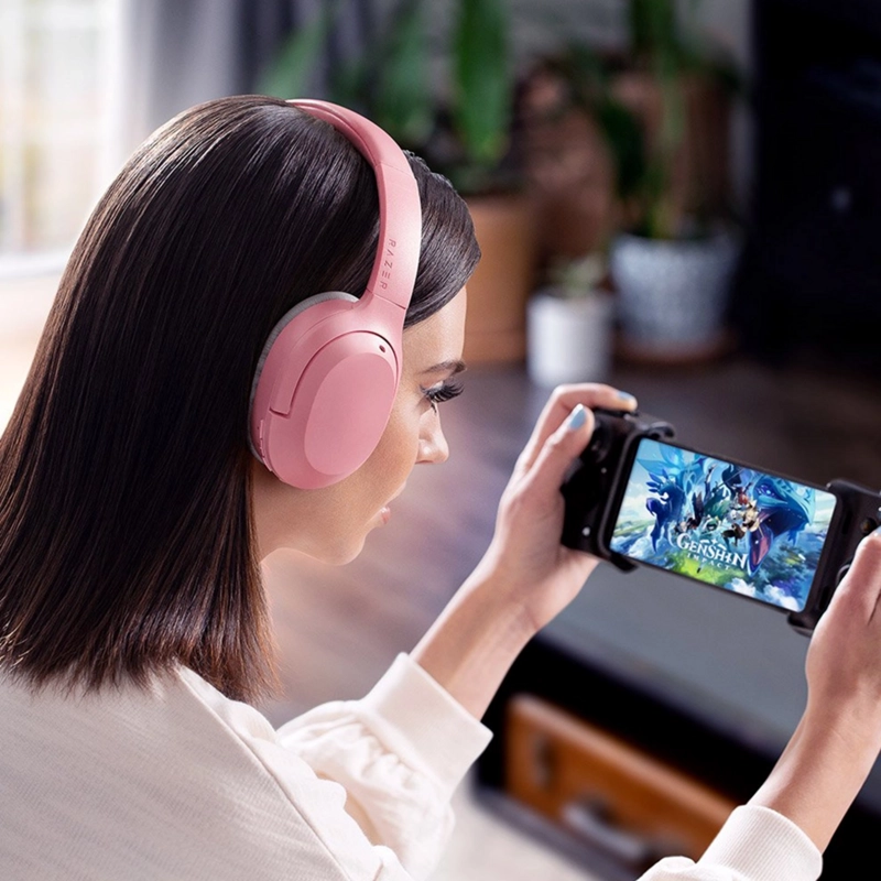 AUDIFONO RAZER OPUS X QUARTZ ROSA ANC BLUETOOTH 5.0 30 HRS - 3
