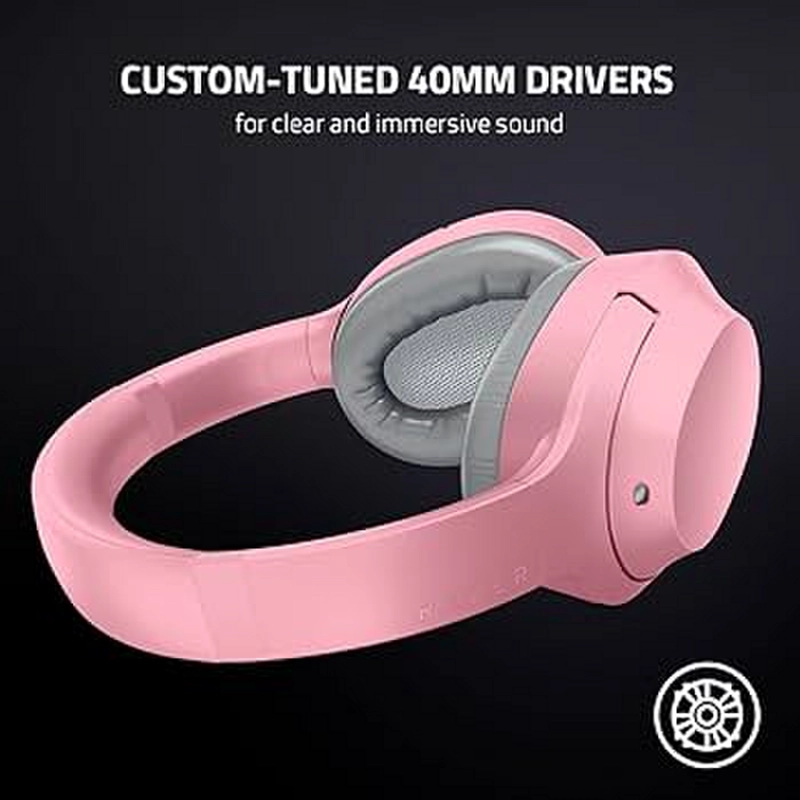 AUDIFONO RAZER OPUS X QUARTZ ROSA ANC BLUETOOTH 5.0 30 HRS - 5
